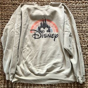 Disney sweatshirt.